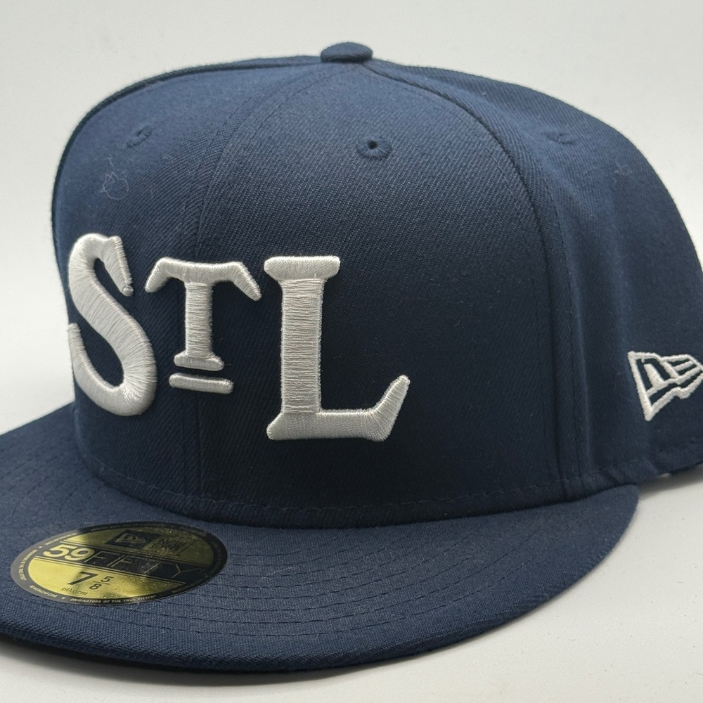 New Era 59FIFTY St Louis Giants Negro Leagues Baseball Museum Hat Navy 7 5/8